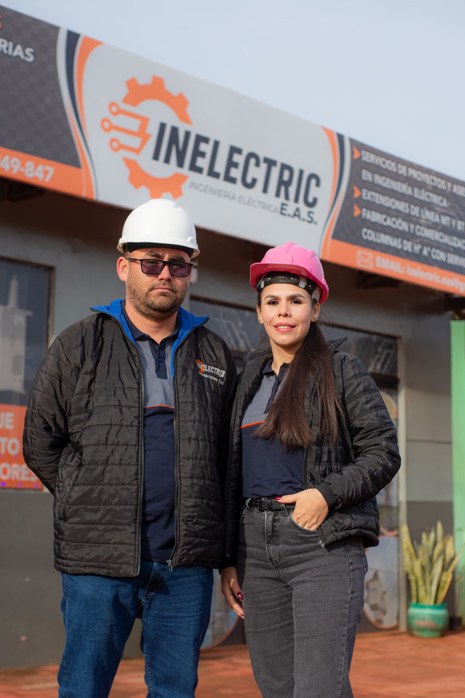 Raquel Pintos y José Ramón Monzón Aquino, socios fundadores de INELECTRIC EAS